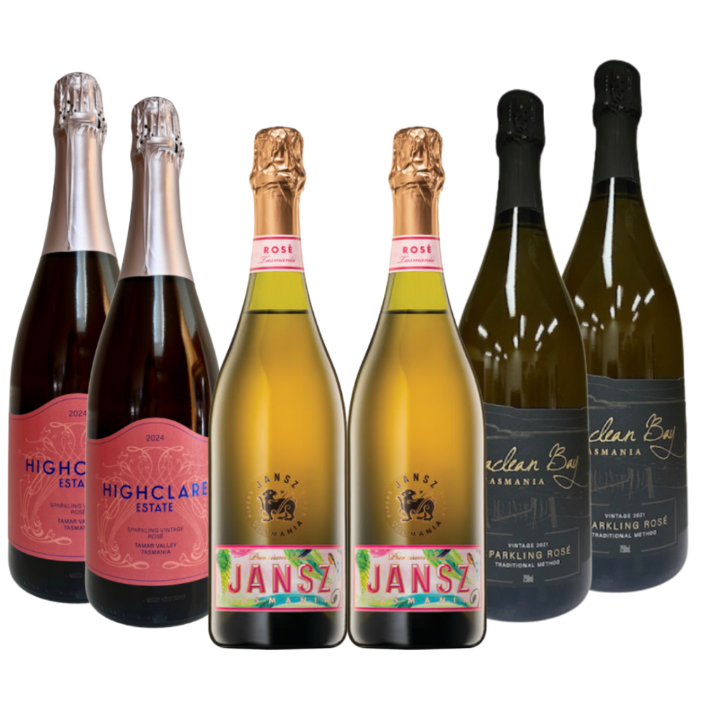 TASMANIAN SPARKLING ROSE BUNDLE